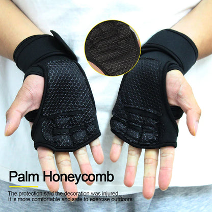 Elevate Your Workout with Fit Active Sports New Ventilated Weight Lifting Gloves - Built-In Wrist Wraps for Ultimate Support and Comfort for Men and Women