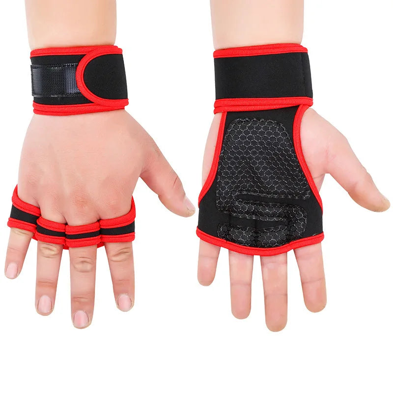 Elevate Your Workout with Fit Active Sports New Ventilated Weight Lifting Gloves - Built-In Wrist Wraps for Ultimate Support and Comfort for Men and Women
