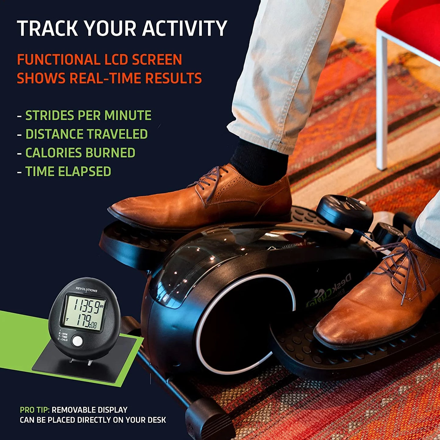 Ellipse Leg Exerciser: Enhance Your Workspace with the Premier Under Desk Elliptical for Fitness and Productivity