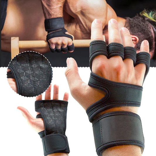 Elevate Your Workout with Fit Active Sports New Ventilated Weight Lifting Gloves - Built-In Wrist Wraps for Ultimate Support and Comfort for Men and Women