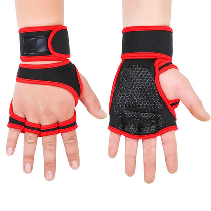 Elevate Your Workout with Fit Active Sports New Ventilated Weight Lifting Gloves - Built-In Wrist Wraps for Ultimate Support and Comfort for Men and Women