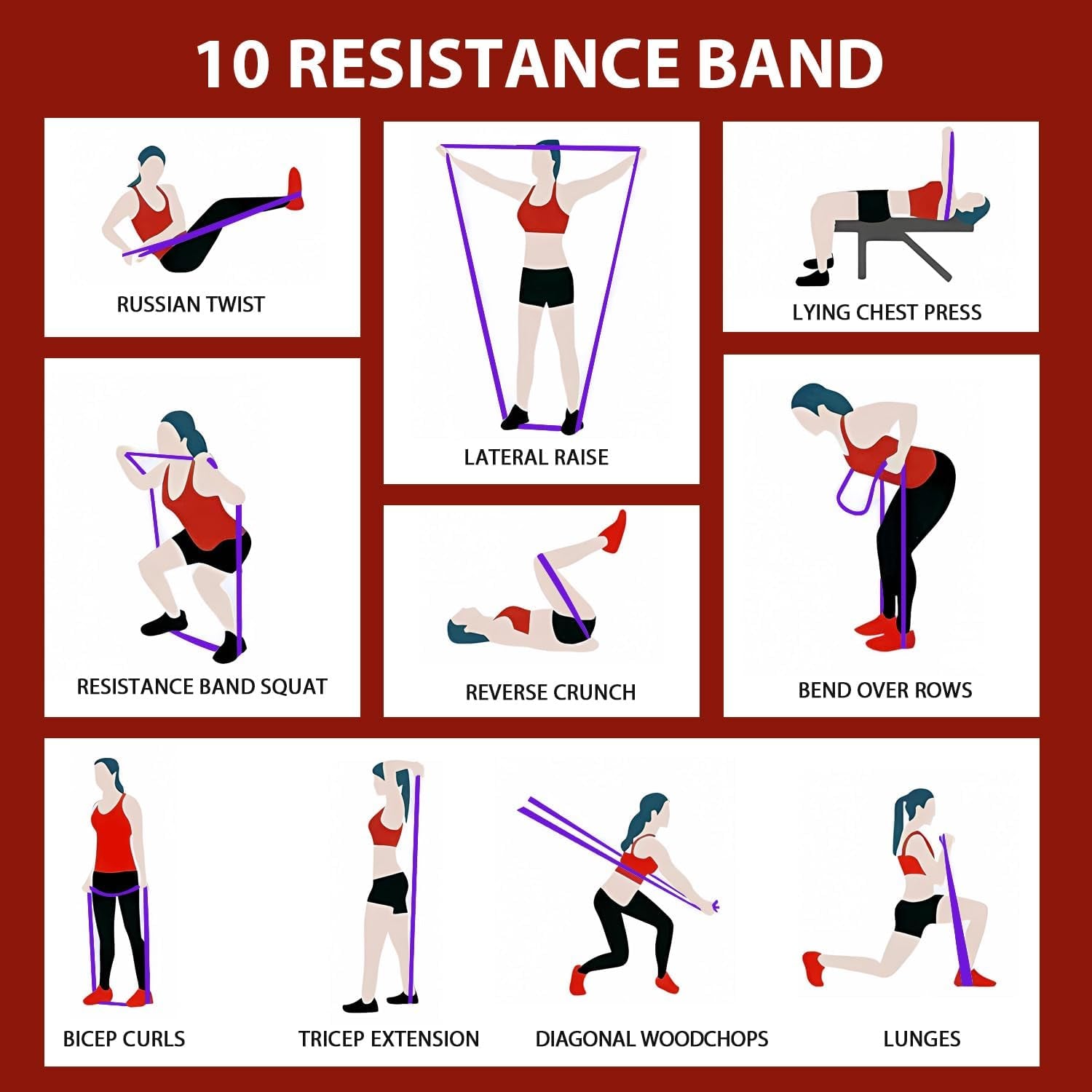 Premium Resistance Bands for Comprehensive Strength Training, Rehabilitation, and Home Fitness Solutions