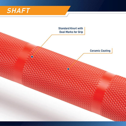 IWF Standard 20Kg and 15Kg Olympic Weight Barbell Multiple Colors Available