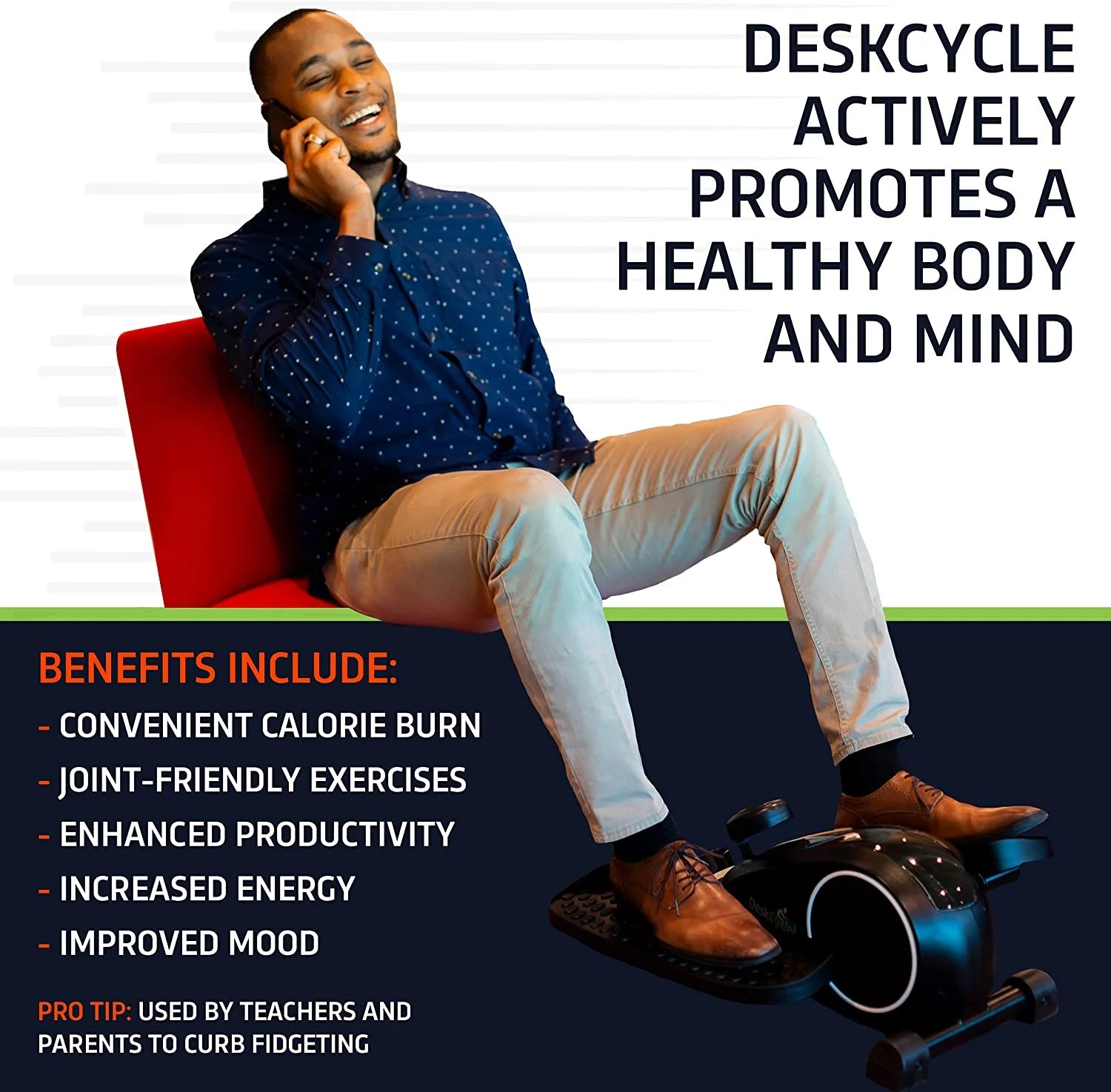 Ellipse Leg Exerciser: Enhance Your Workspace with the Premier Under Desk Elliptical for Fitness and Productivity