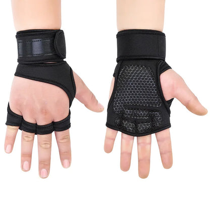 Elevate Your Workout with Fit Active Sports New Ventilated Weight Lifting Gloves - Built-In Wrist Wraps for Ultimate Support and Comfort for Men and Women
