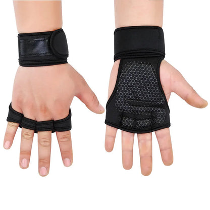 Elevate Your Workout with Fit Active Sports New Ventilated Weight Lifting Gloves - Built-In Wrist Wraps for Ultimate Support and Comfort for Men and Women