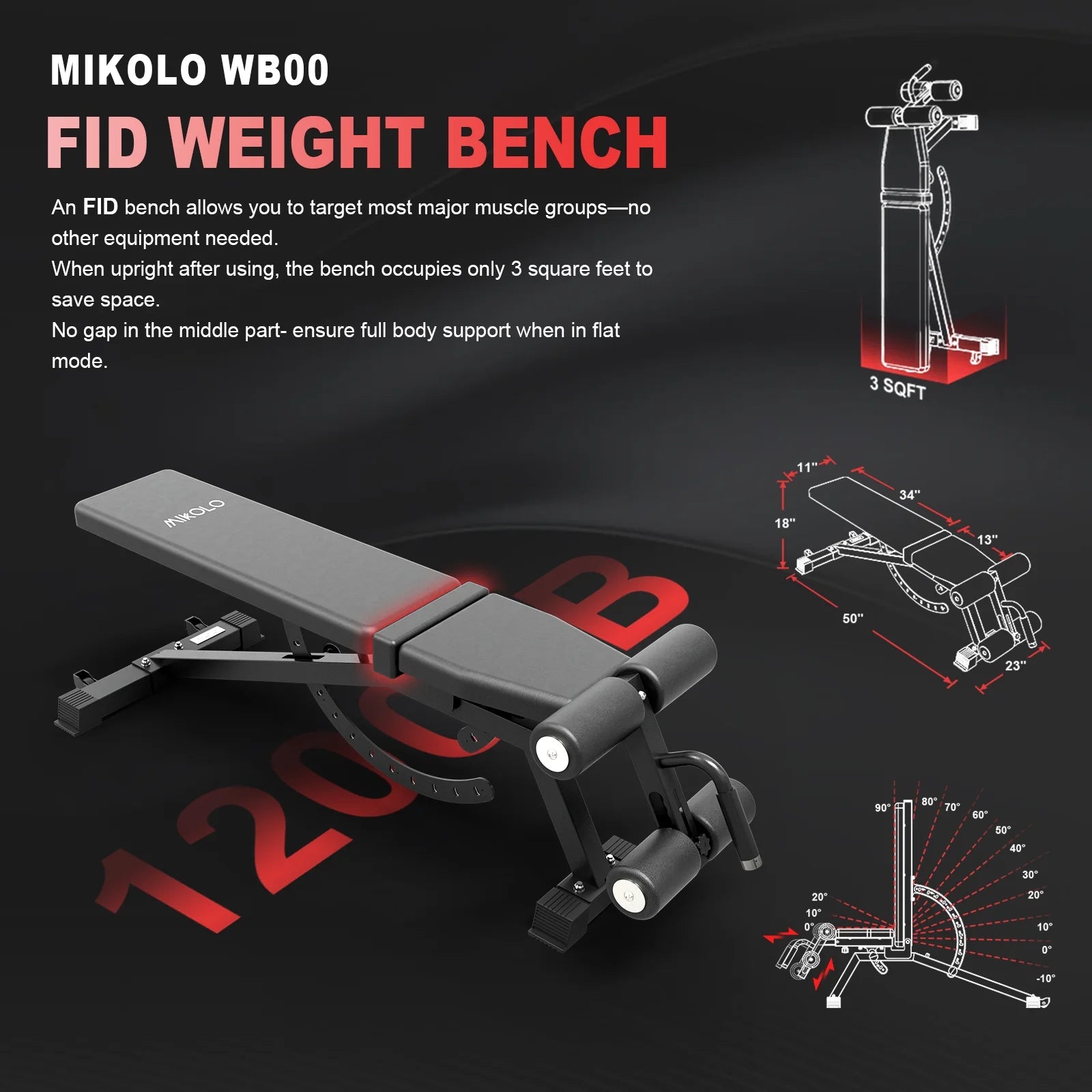 Smith Machine Home Gym, 2200 Lbs Power Rack Cage with Cable Crossover, Power Rack with 1200LB Capacity Adjustable Weight Bench and 230 Lbs Weight Plate, Total Body Strength Training Equipment